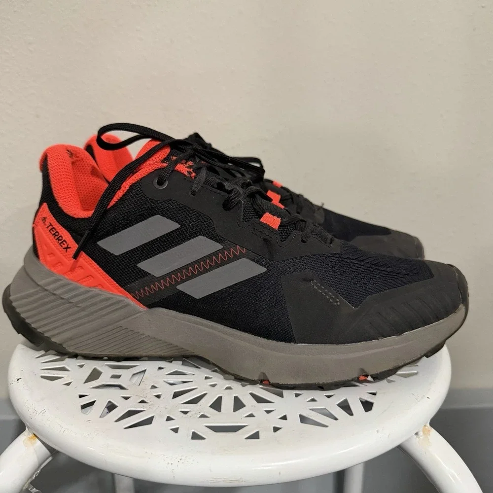 Adidas Terrex Soulstride Black Solar Red (FY9214) Mens Size 9